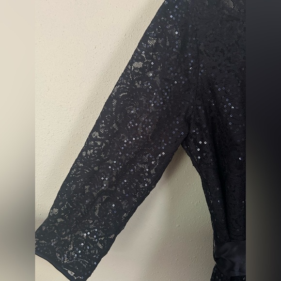 Sparkly Navy Blue dress for special occasions/Size 10 - Picture 4 of 5